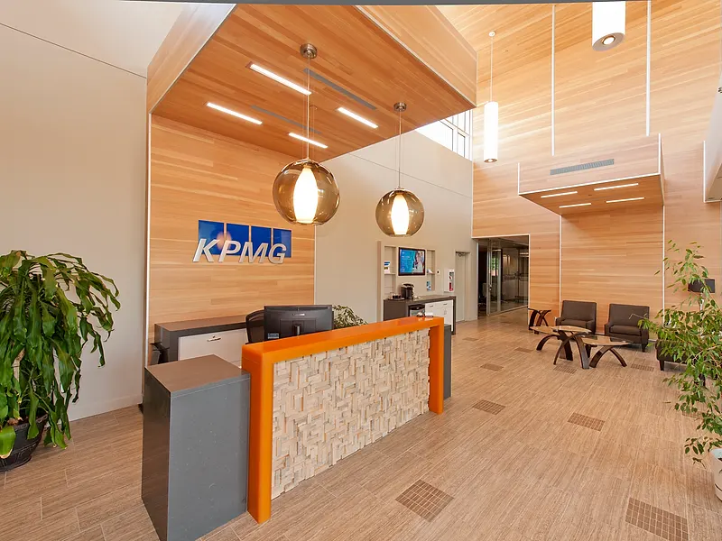 KPMG Offices — Tenant Improvements interior design project, Kelowna, BC
