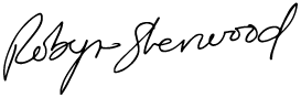 Robyn Sherwood signature